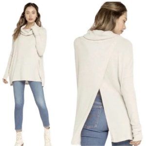 NWT Free People Juicy Long Sleeves Thermal Top Stone Cold Size Large